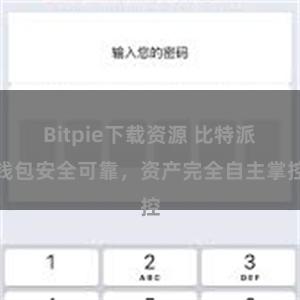 Bitpie下载资源 比特派钱包安全可靠，资产完全自主掌控