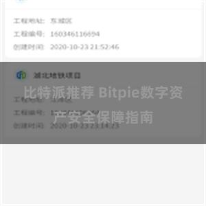 比特派推荐 Bitpie数字资产安全保障指南