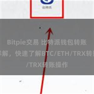 Bitpie交易 比特派钱包转账教程详解，快速了解BTC/ETH/TRX转账操作