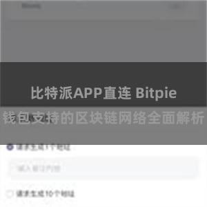 比特派APP直连 Bitpie钱包支持的区块链网络全面解析