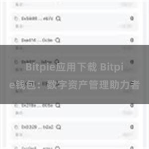 Bitpie应用下载 Bitpie钱包：数字资产管理助力者