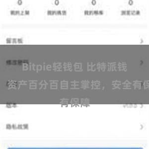 Bitpie轻钱包 比特派钱包：资产百分百自主掌控，安全有保障