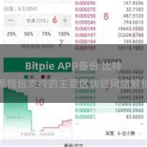 Bitpie APP备份 比特派钱包支持的主要区块链网络解析