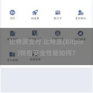 比特派支付 比特派(Bitpie)钱包安全性能如何？