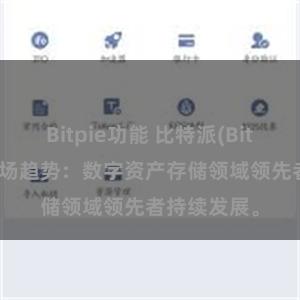 Bitpie功能 比特派(Bitpie)钱包市场趋势：数字资产存储领域领先者持续发展。