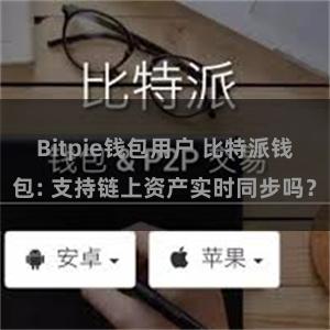 Bitpie钱包用户 比特派钱包: 支持链上资产实时同步吗？