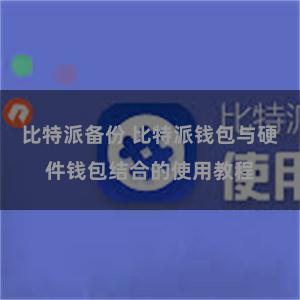 比特派备份 比特派钱包与硬件钱包结合的使用教程