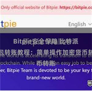 Bitpie安全保障 比特派钱包转账教程：简单操作加密货币转账