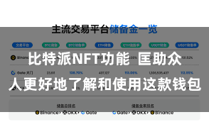比特派NFT功能  匡助众人更好地了解和使用这款钱包