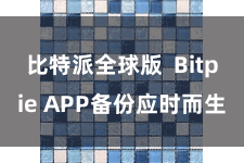比特派全球版  Bitpie APP备份应时而生