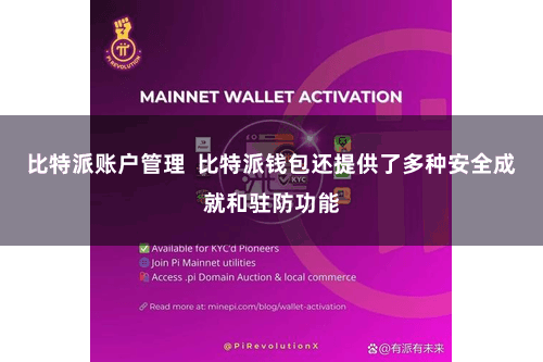 比特派账户管理  比特派钱包还提供了多种安全成就和驻防功能